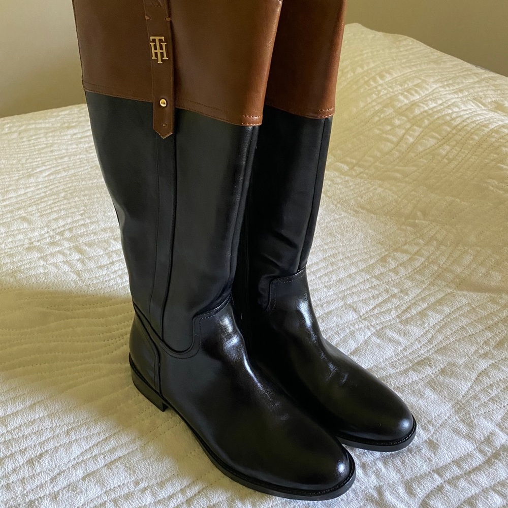 Tommy Hilfiger long riding boots